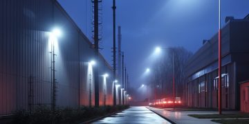 Для чего нужно промышленное наружное освещение зданий и предприятий