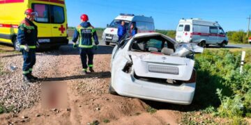 Ребенок погиб в ДТП в Саратовской области
