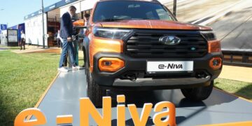 АвтоВАЗ продемонстрировал электромобиль Lada e-Niva Travel